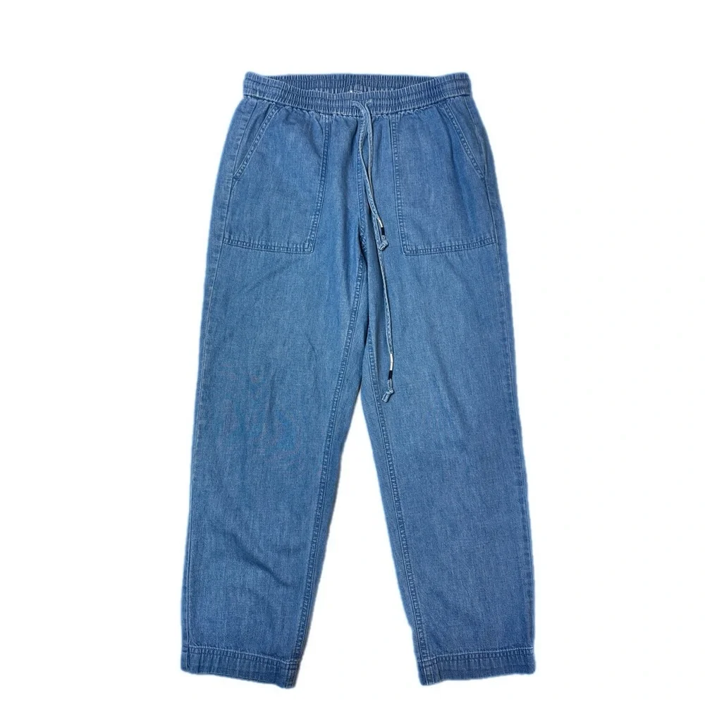 J. Crew Seaside Denim Pants in Chambray Size S